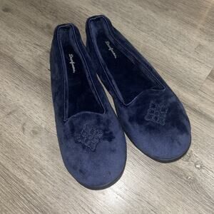 Dearfoams Womens Large 9-10 Size Slippers Gel Infused Memory Foam